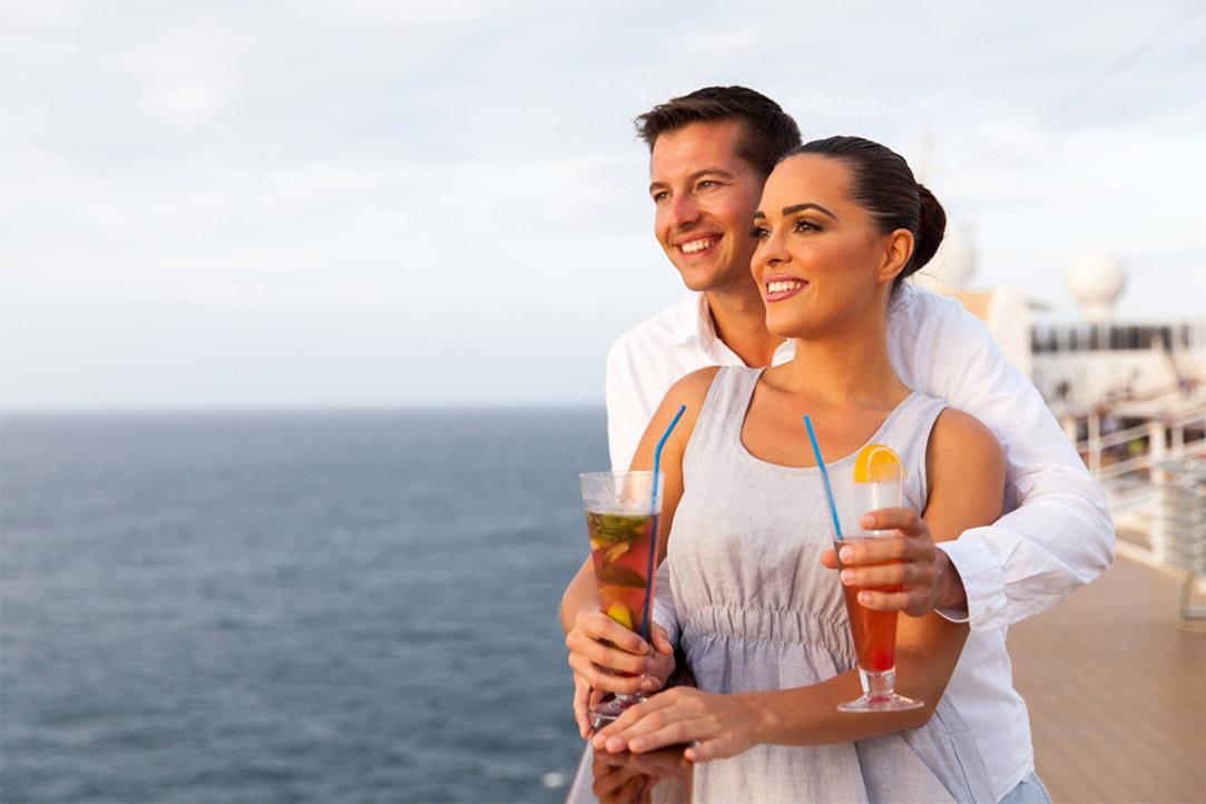 Couple on Cruise Deck