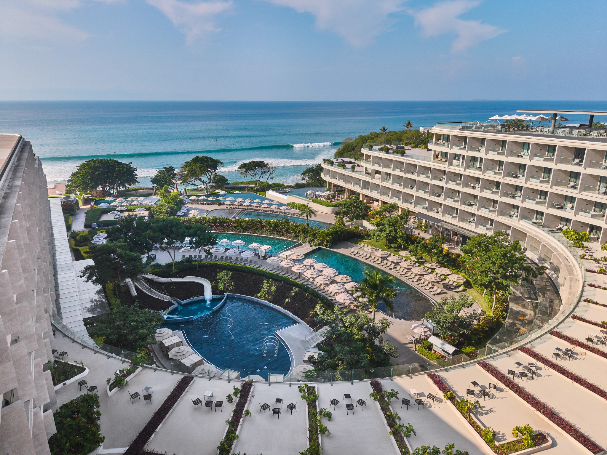 Secrets Resort Pools Aerial View